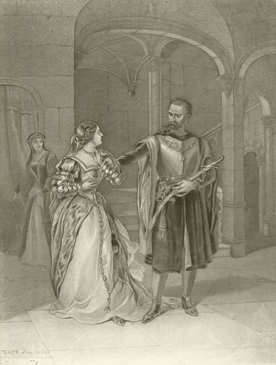 Othello. Act IV, Scene II by Felix Octavius Carr Darley